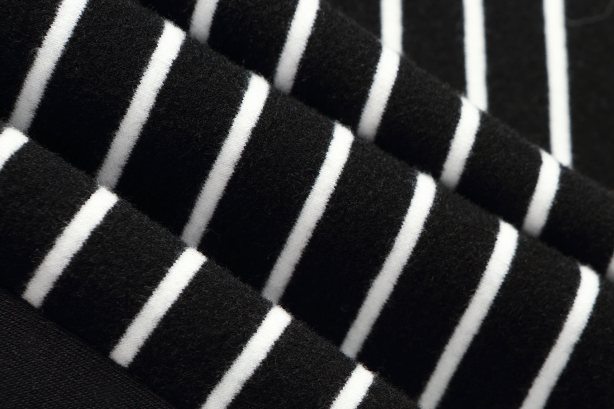 Striped Patchwork Polo-neck Base Top