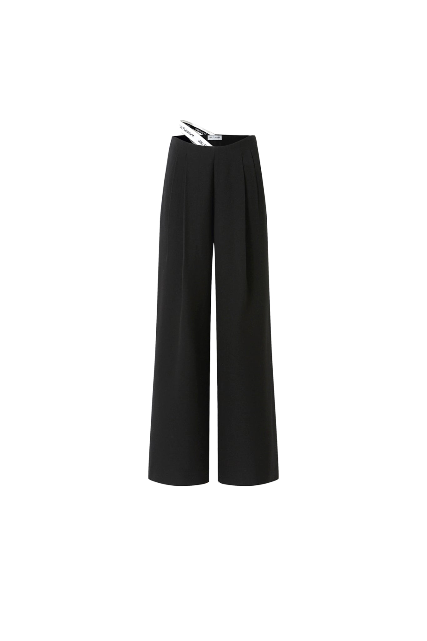 Elastic Tie-Waist Trousers