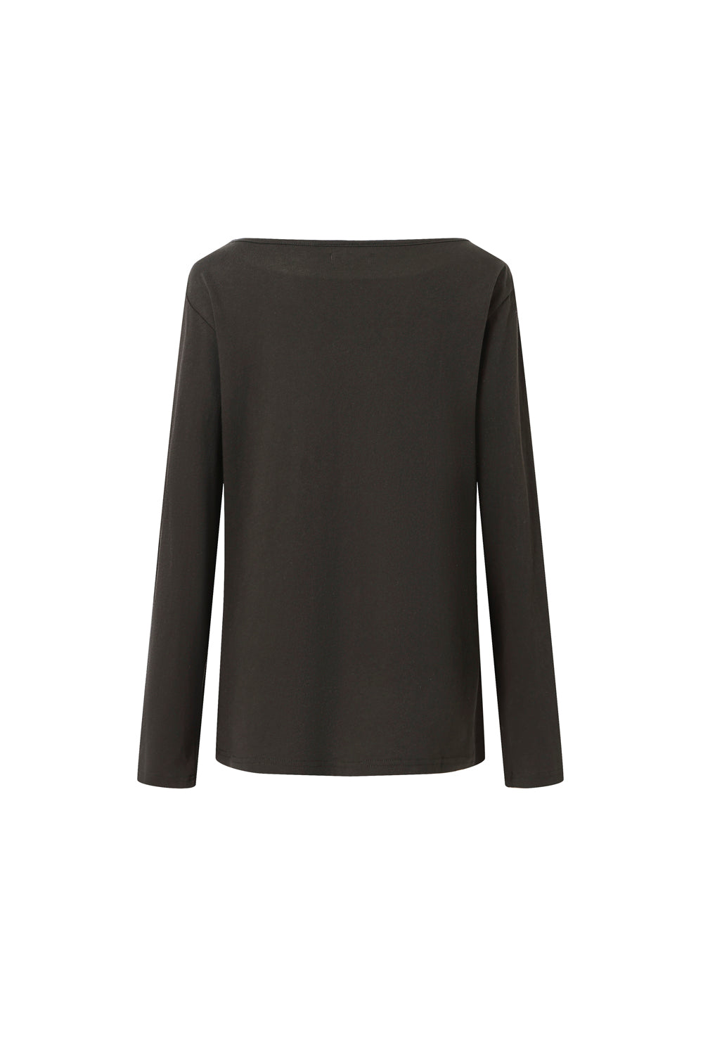 Colorful LOGO lazy off-the-shoulder long-sleeved top