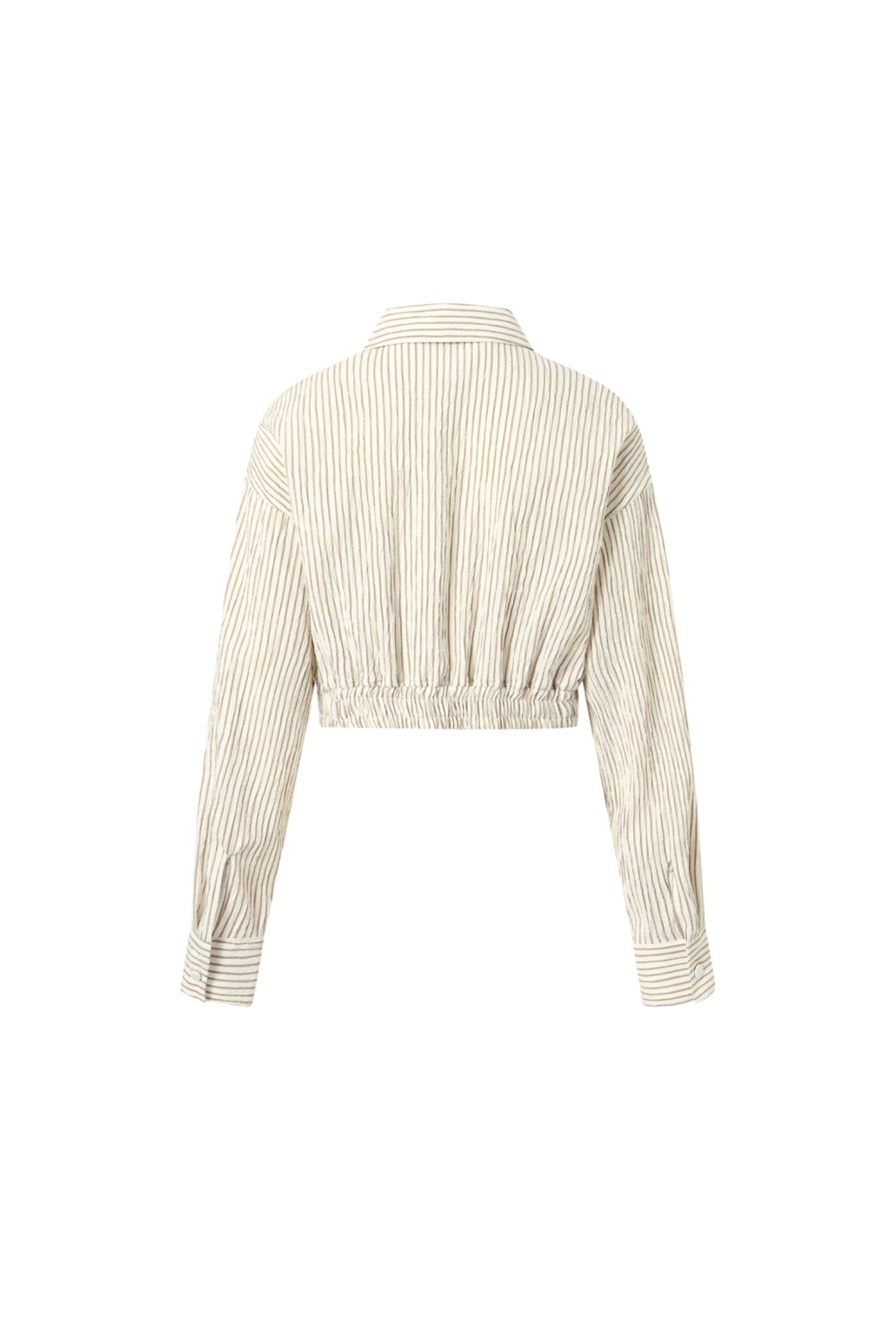 Textured Zip-Front Shirt