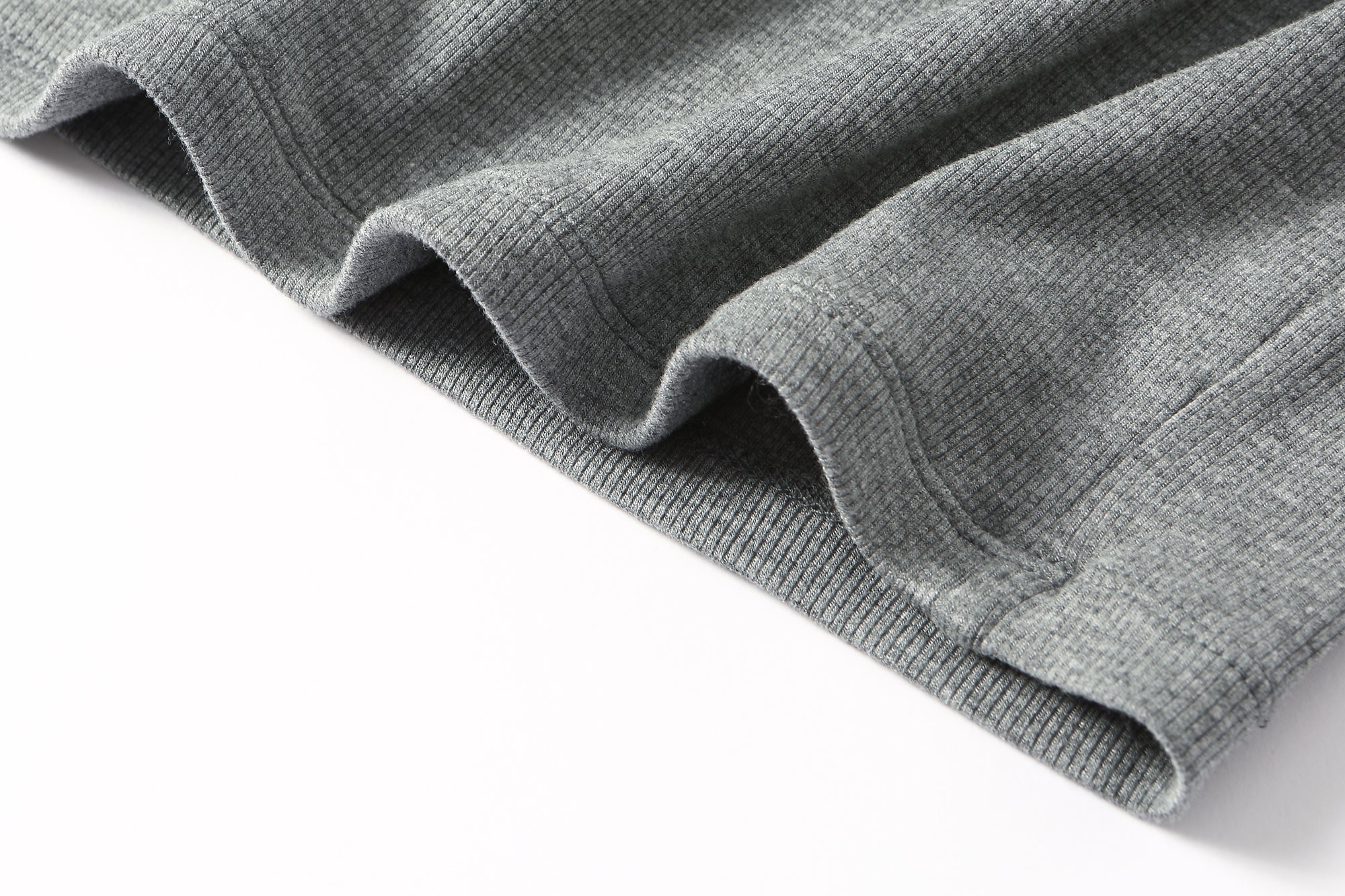 Gray and white faux two-piece LOGO tank top