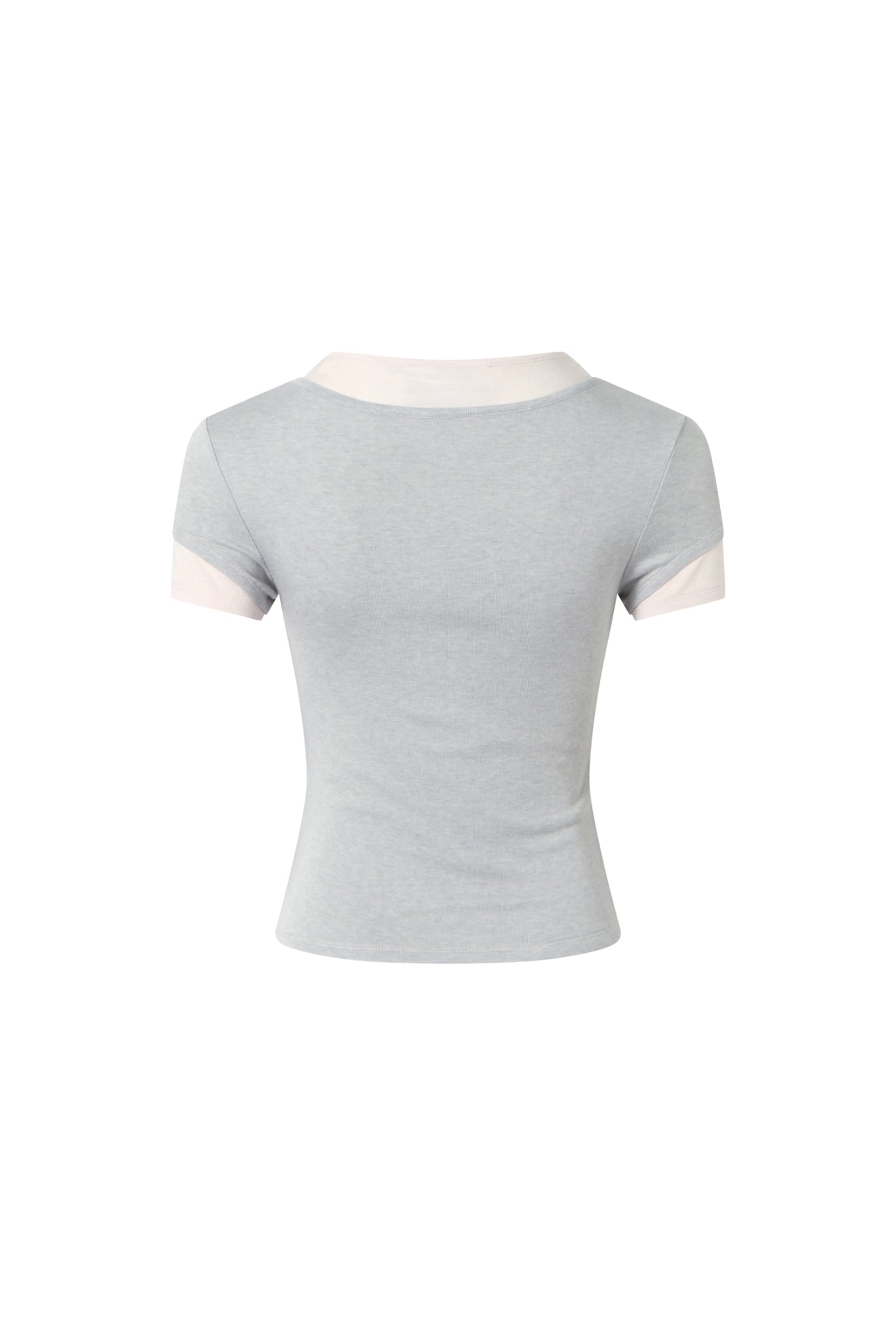 False Two-Piece Layering Tee