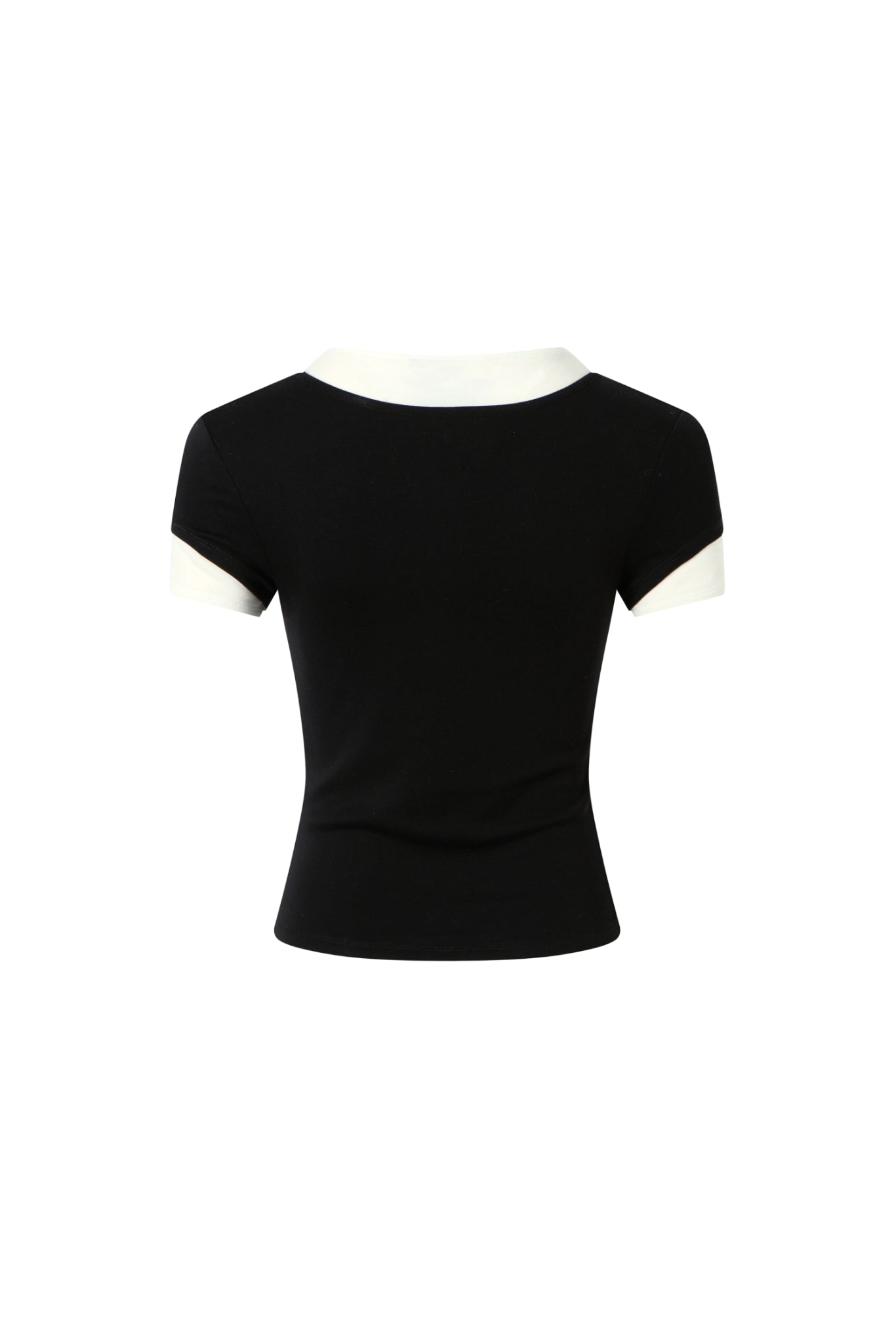 False Two-Piece Layering Tee