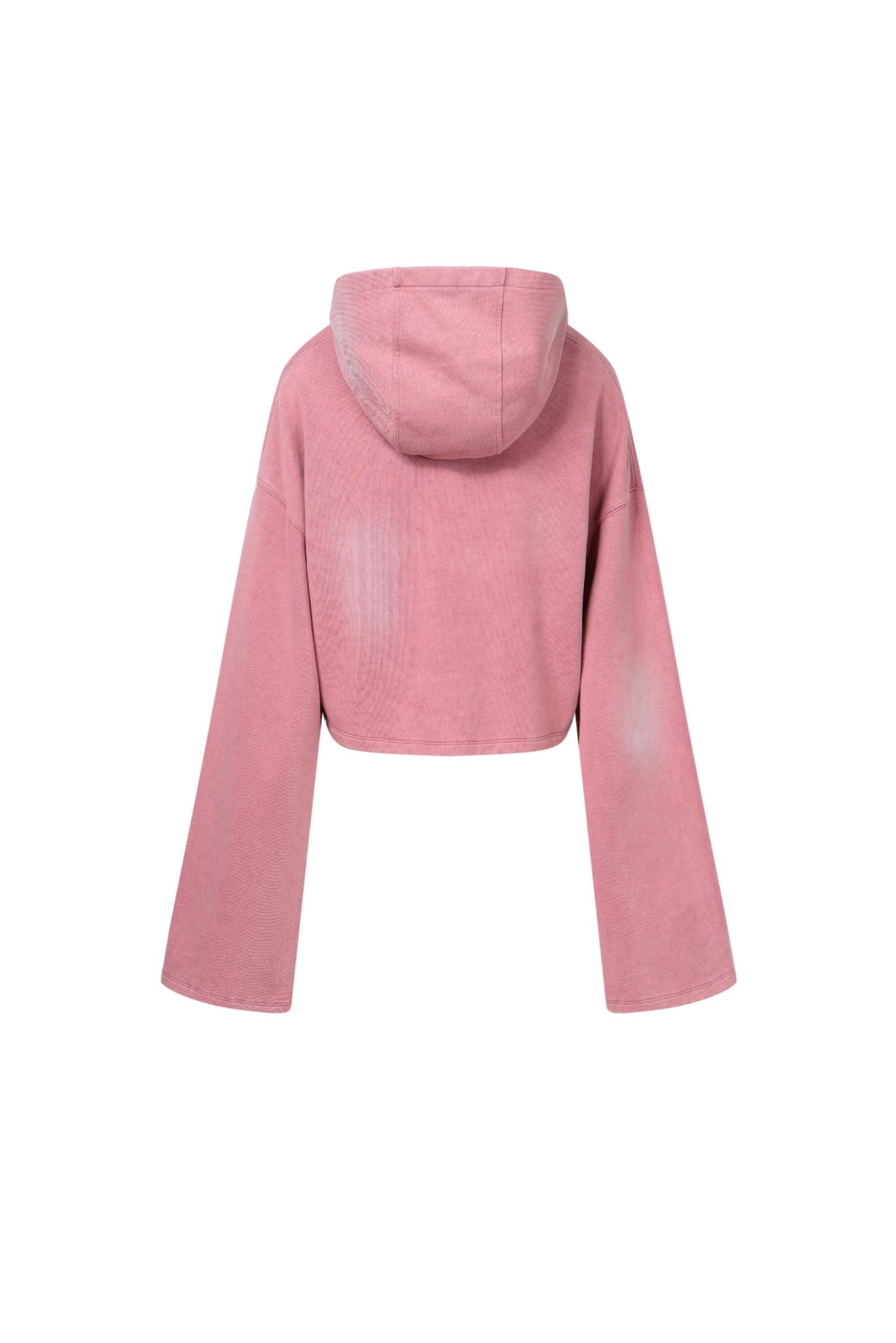 Zebra Rhinestone Washed Pink Hoodie
