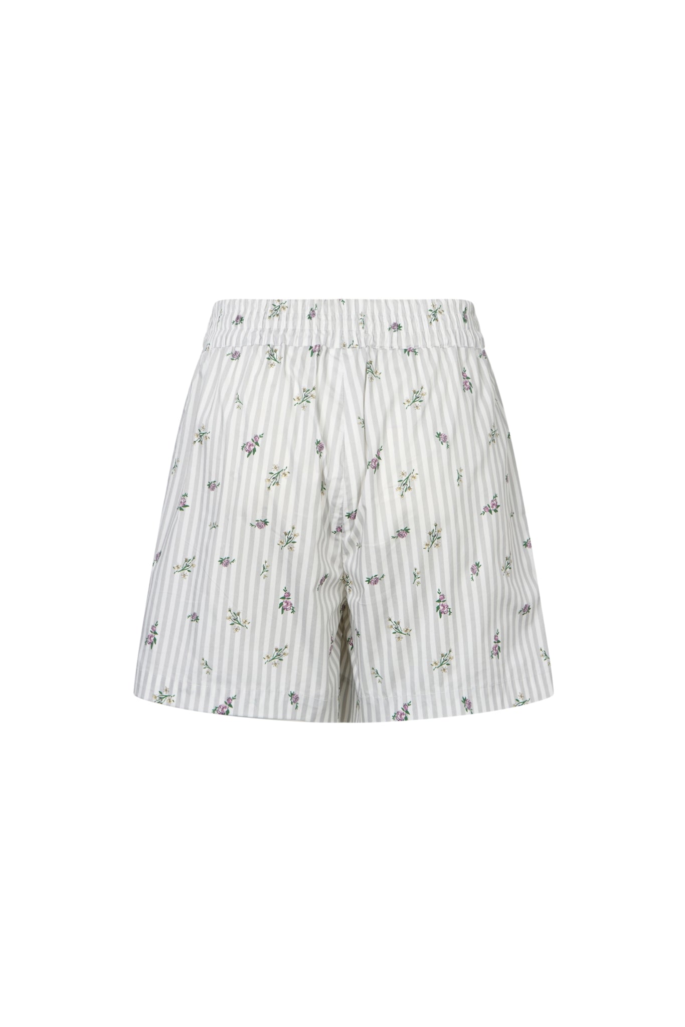Floral Stripe Shorts