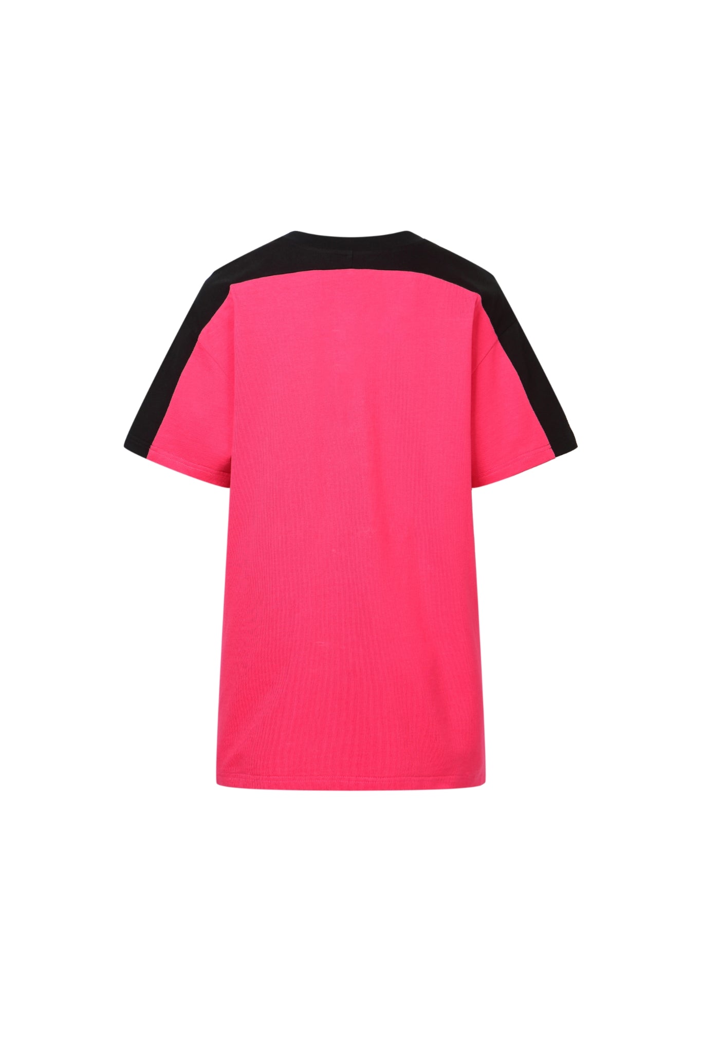 Red & White Color Block Poster Tee