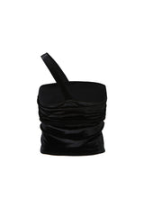 Satin Tie-Detail Tank Top