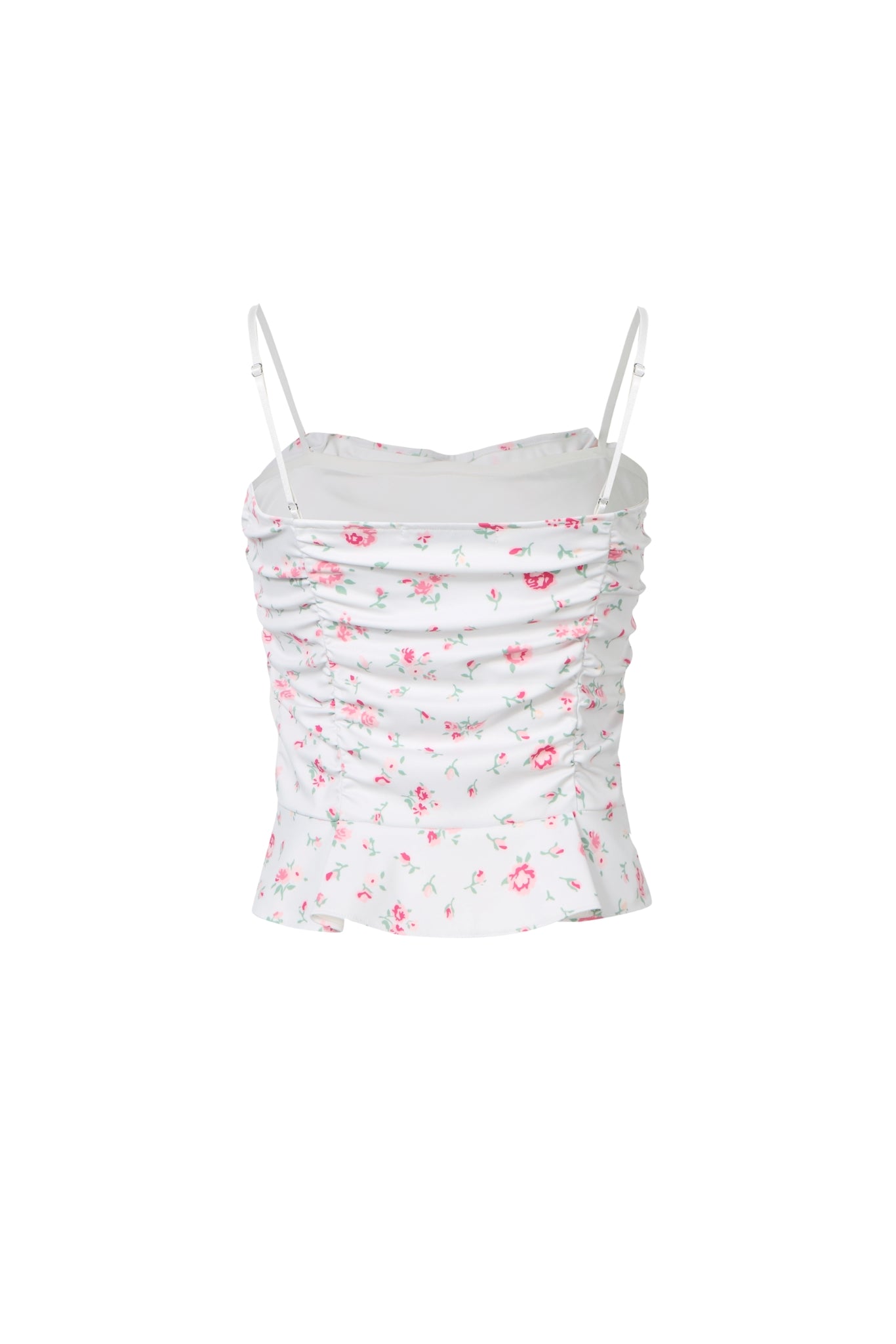 Floral Print Draped Camisole