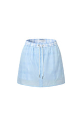 Blue UV-protection mini skirt (set)