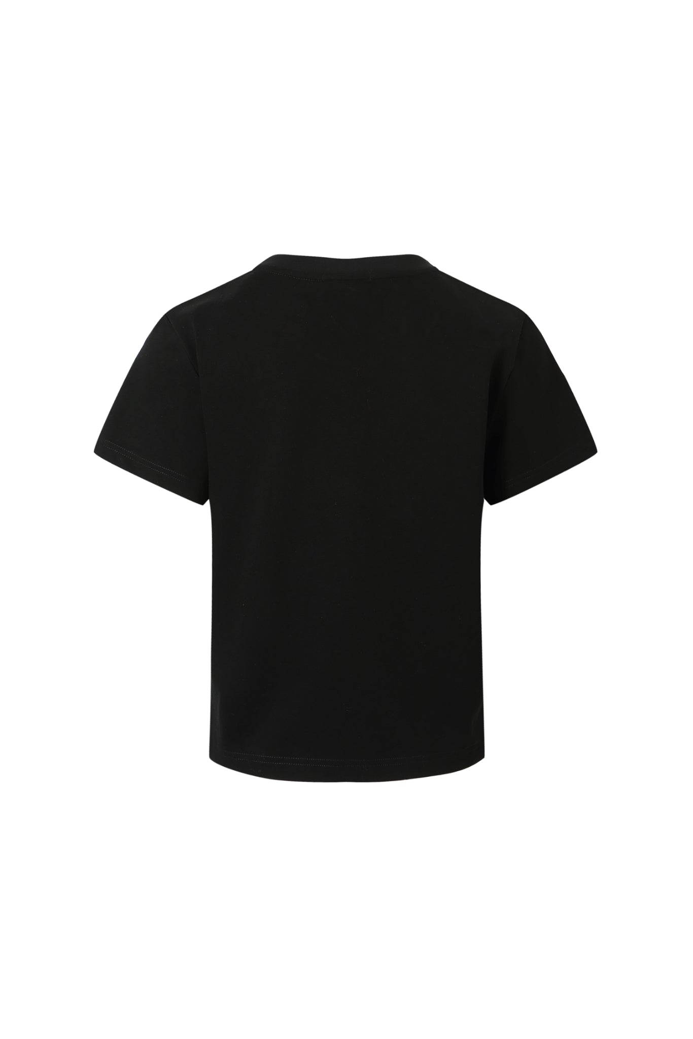 Black Rhinestone Logo Tee