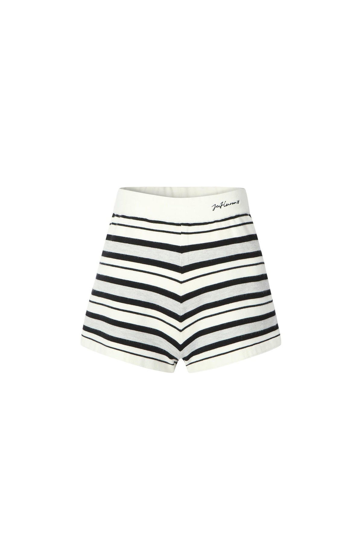 Striped knit shorts (set)