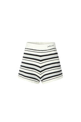 Striped knit shorts (set)