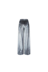 Velvet Wide-Leg Sweatpants – Set