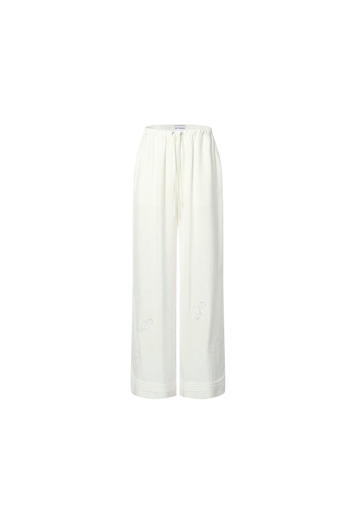 Cutout Embroidered Logo Lounge Pants (Set)