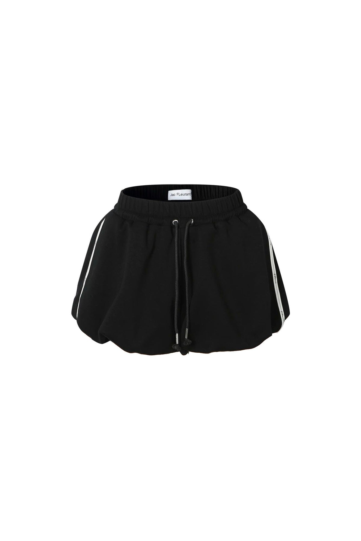 Webbing Logo Trim Cloud Bud Puff Shorts – Set