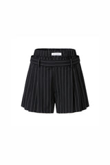 Double Waist Pleated Shorts