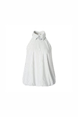 Floral Stripe Sleeveless Top