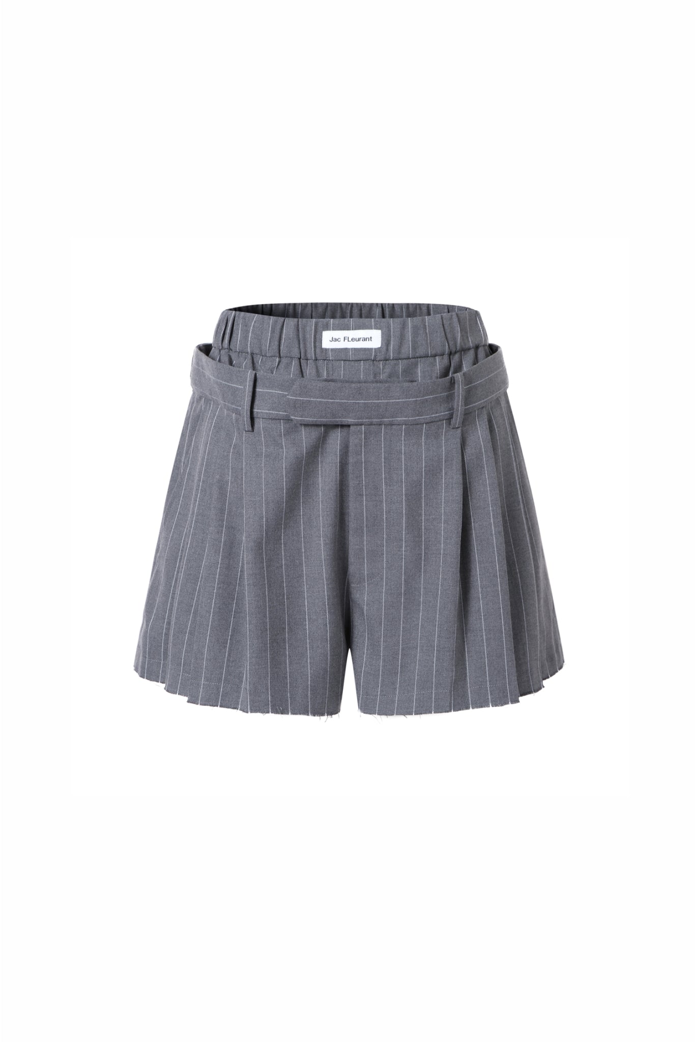 Double Waist Pleated Shorts