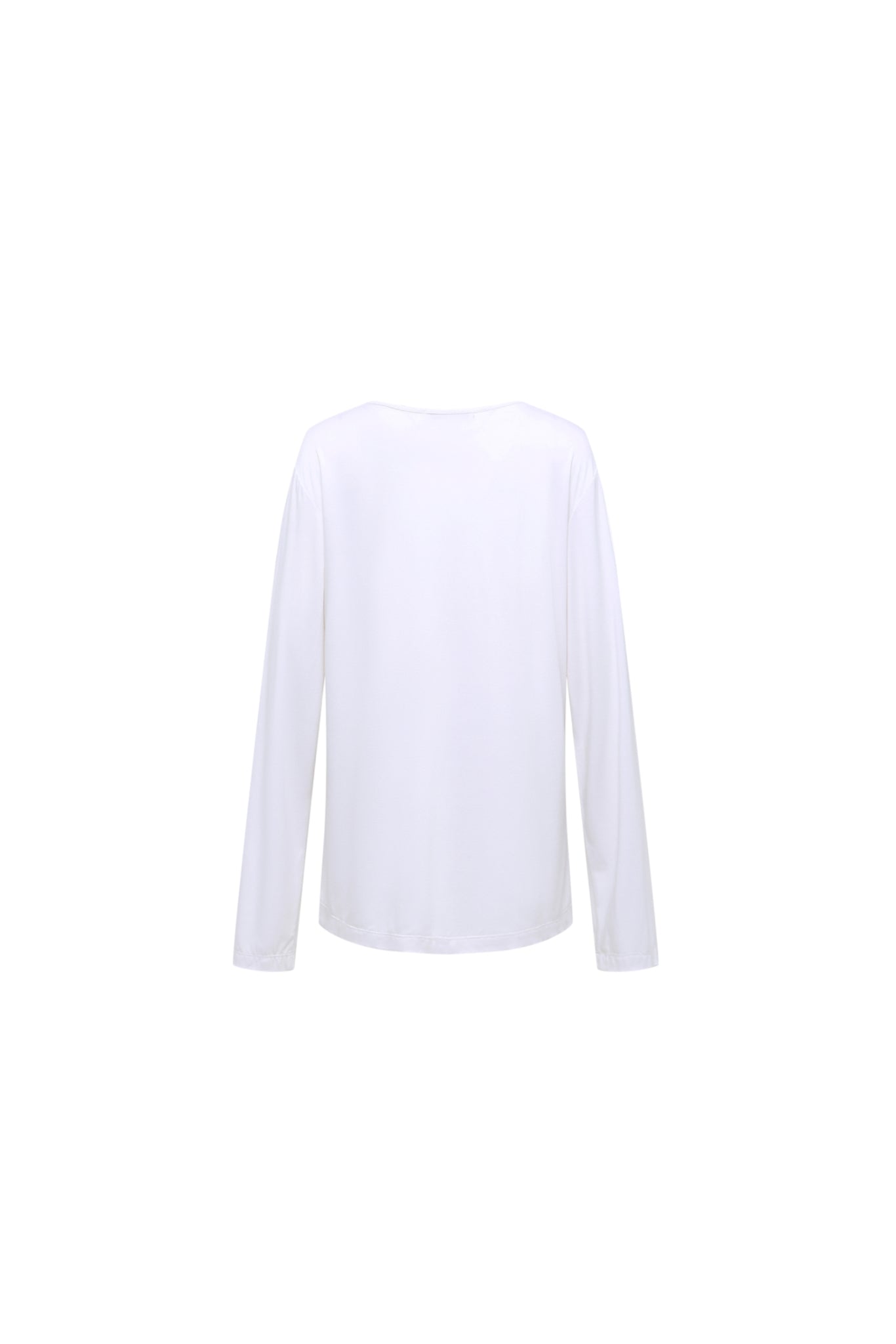 White Graffiti Print Long Sleeve Top
