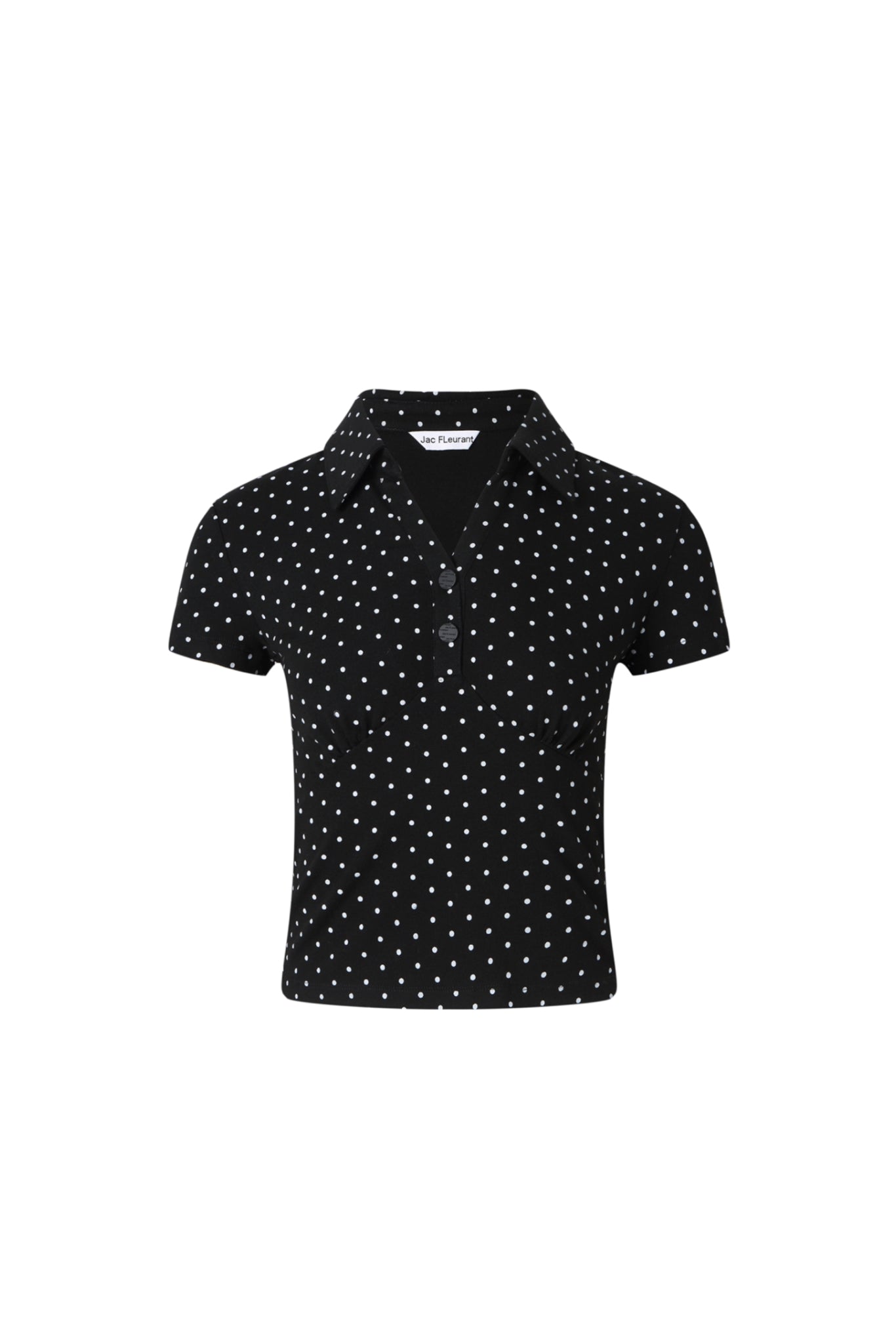 Black Polka Dot Top