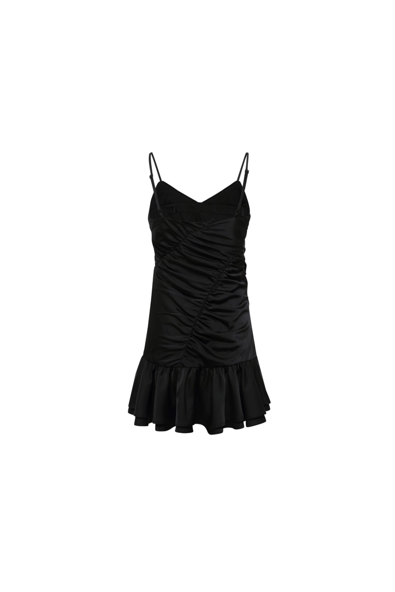 Sequin Panel Slip Draped Pleated Skirt