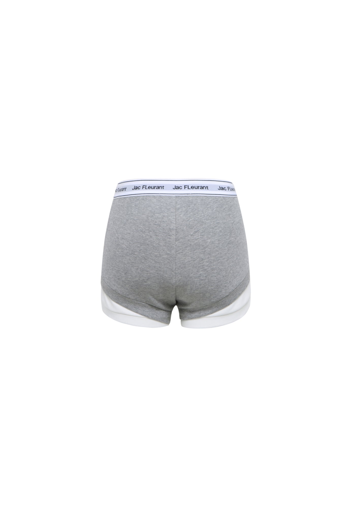 Logo Elastic Ribbing Color Block Bodycon Shorts