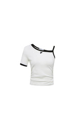 Asymmetric Strap Draped Camisole Top