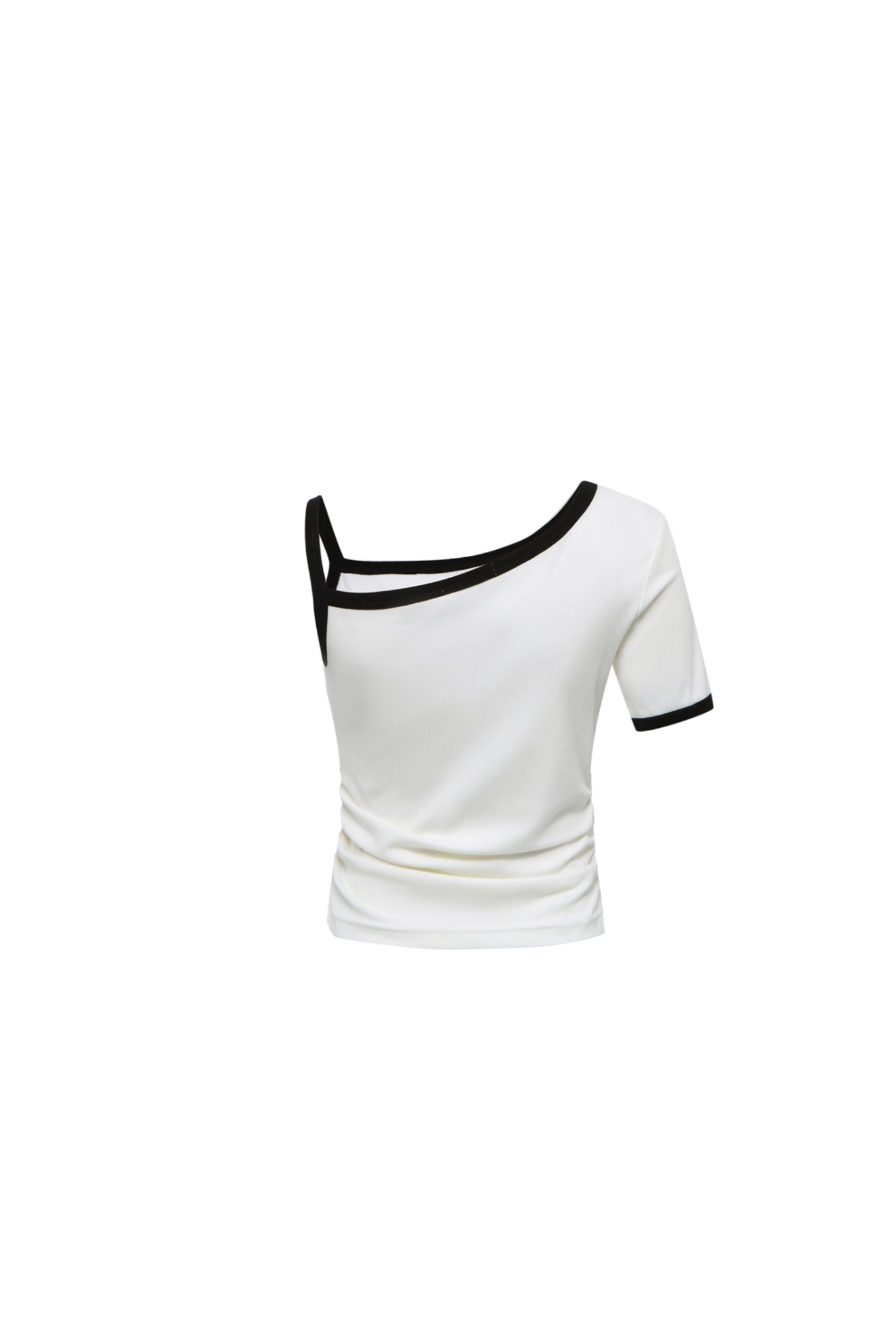 Asymmetric Strap Draped Camisole Top