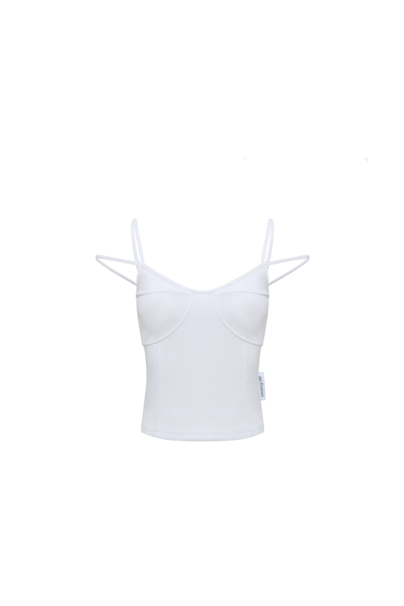 White Double Strap Camisole Top