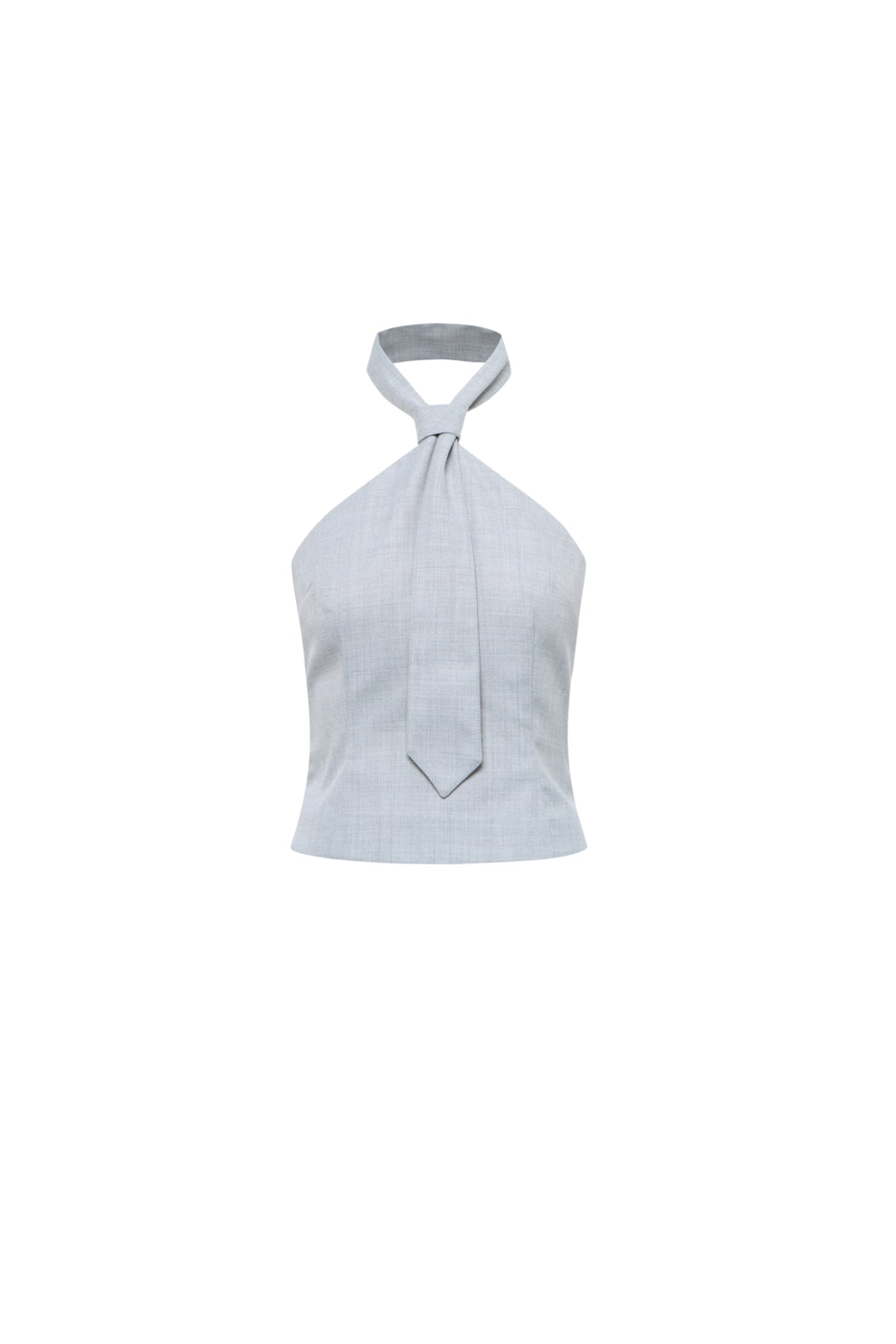 Halter Neck Scarf Tank Top
