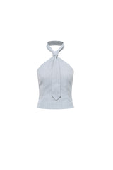 Halter Neck Scarf Tank Top