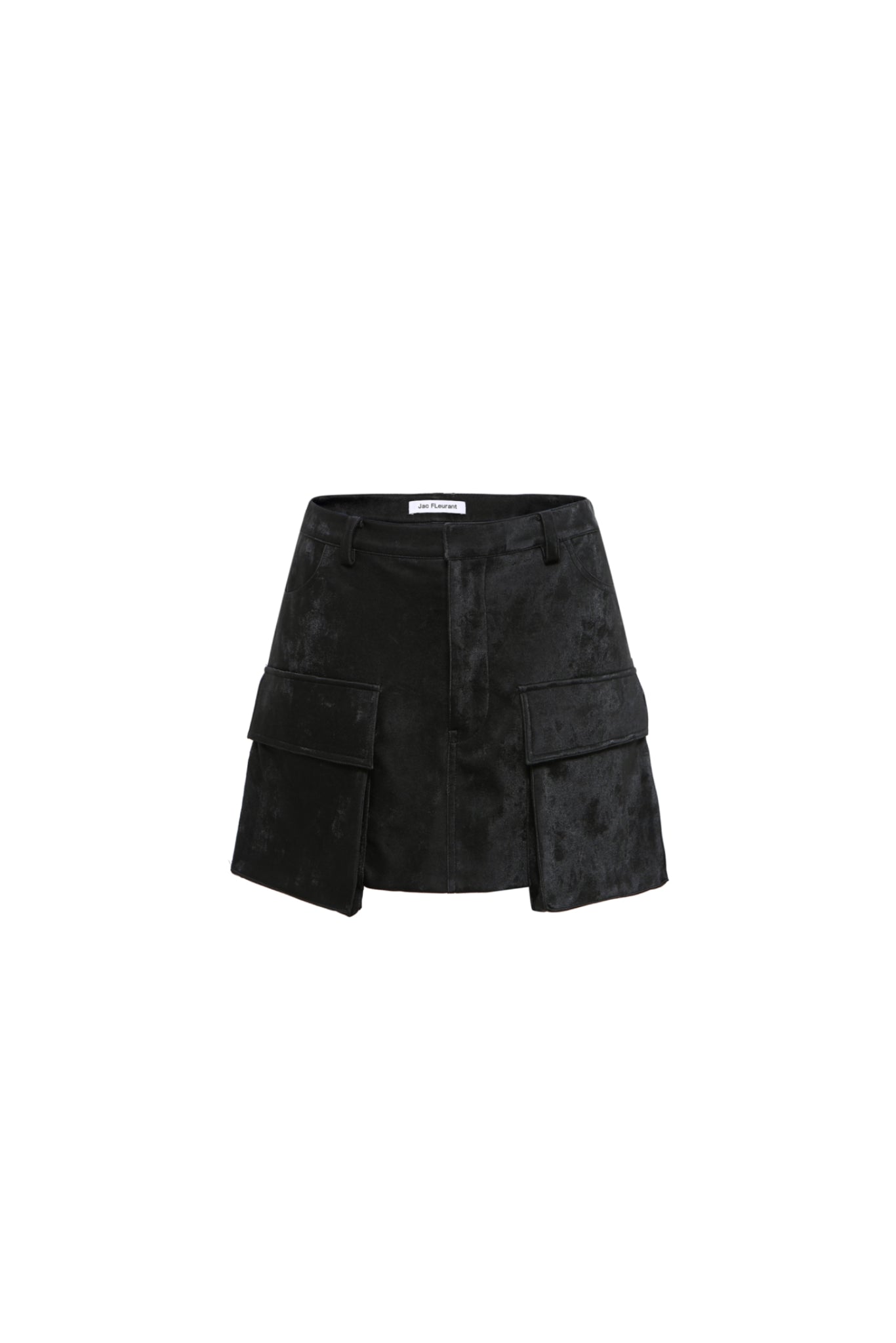 Vintage Wash Cargo Pocket Mini Skirt