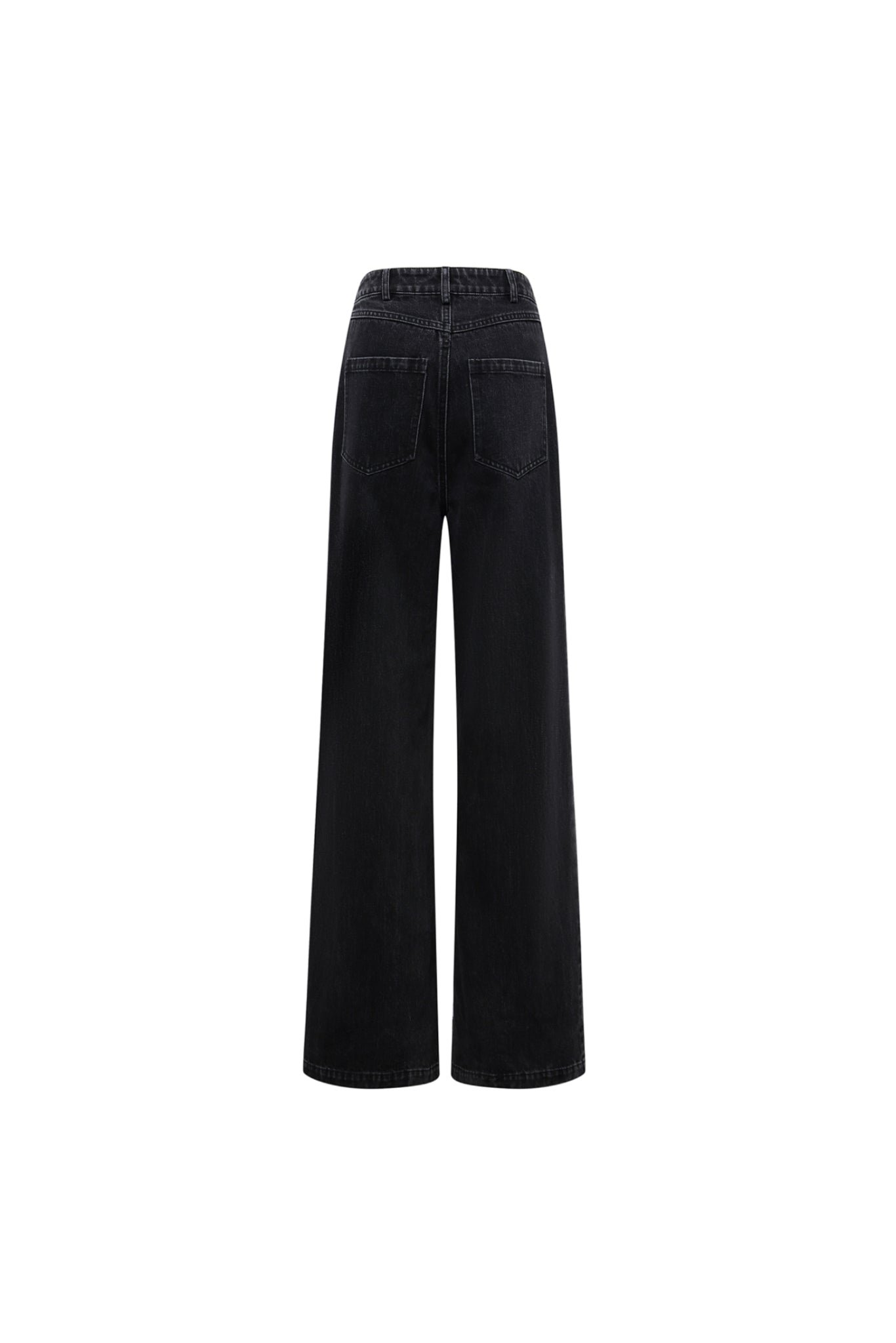 Black Gold Foil Straight Leg Jeans
