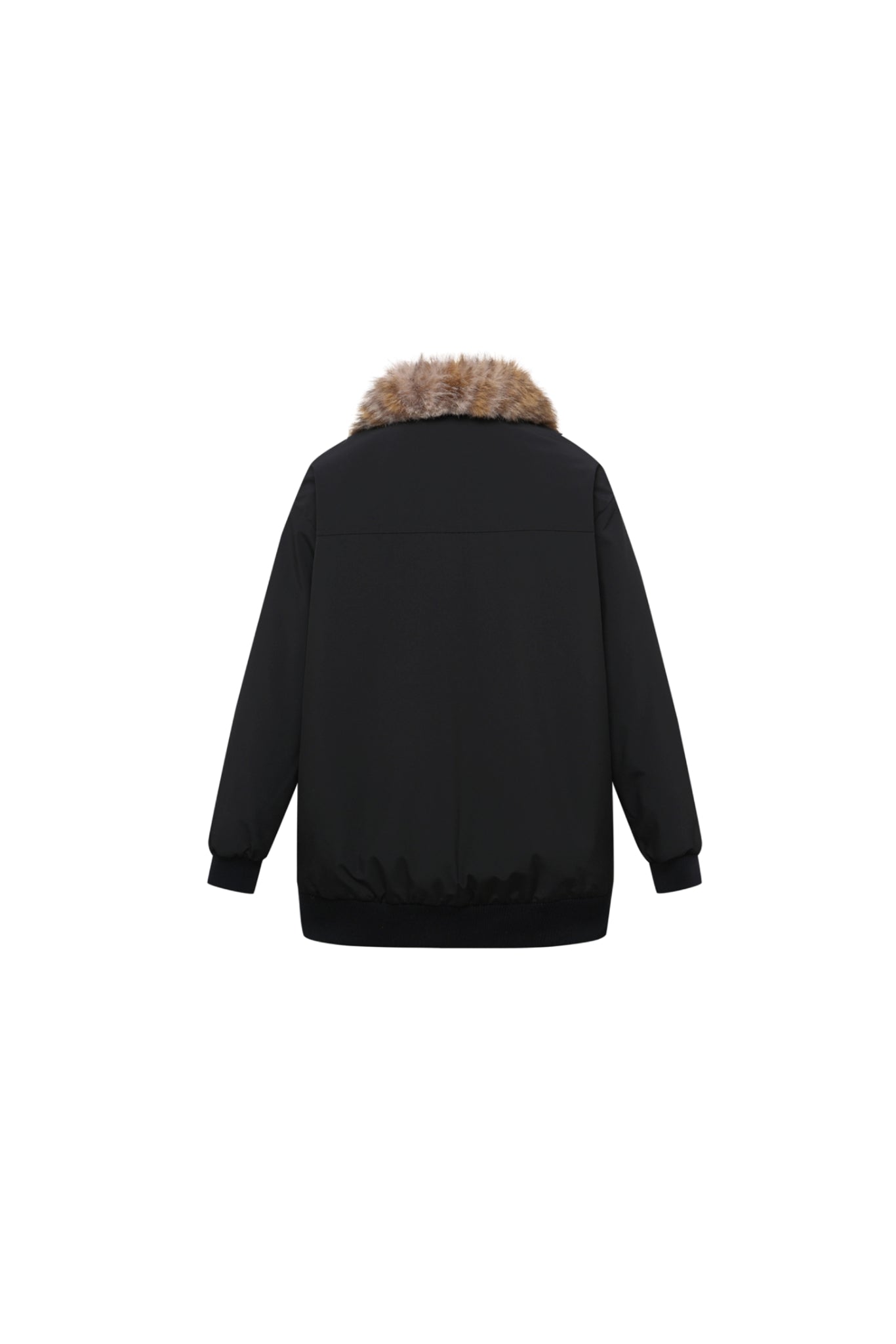 Rabbit Fur-Lined Parka Jacket