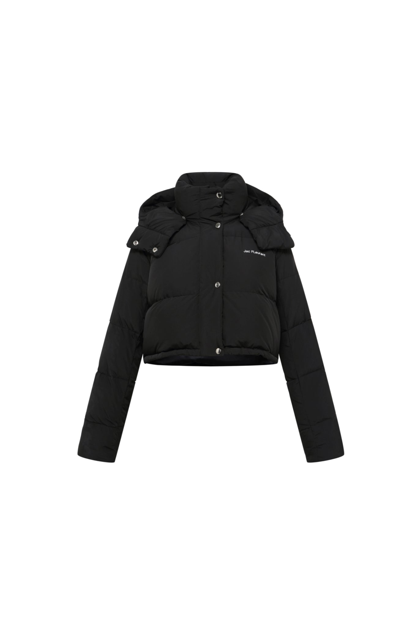 Black Short Puffer Jacket
