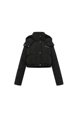 Black Short Puffer Jacket