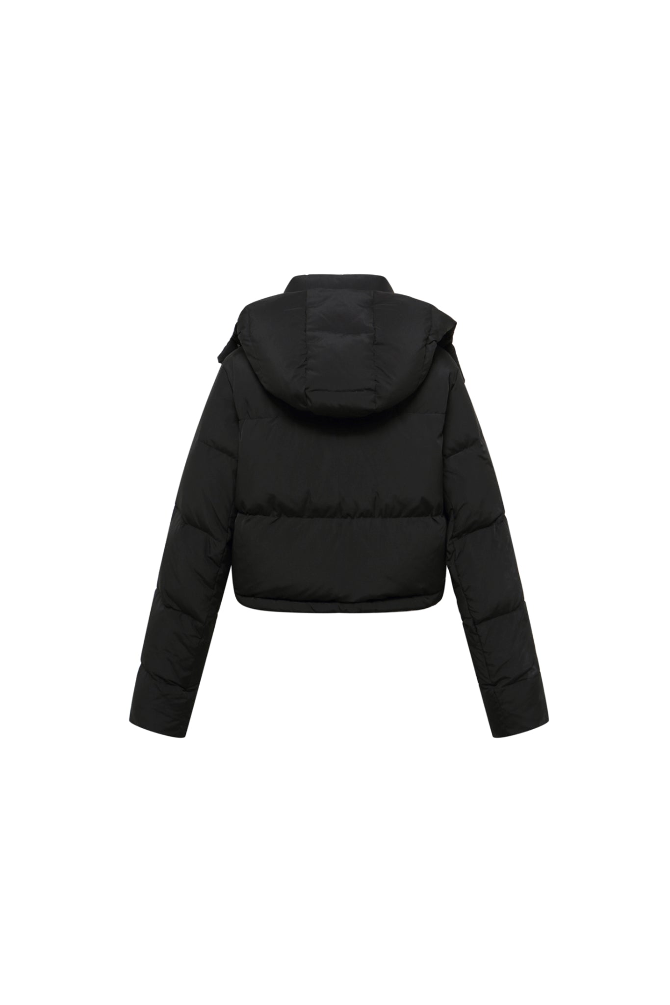 Black Short Puffer Jacket
