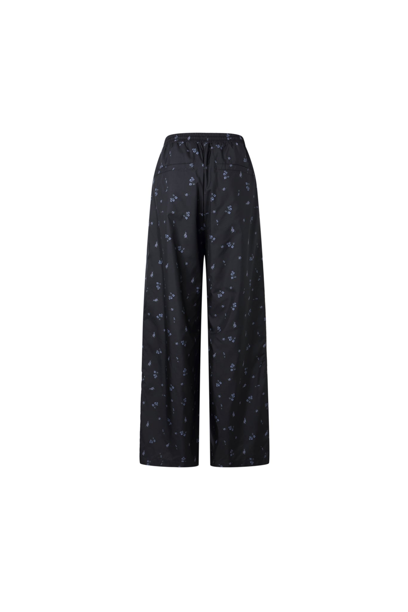 Blue Floral Print Sweatpants