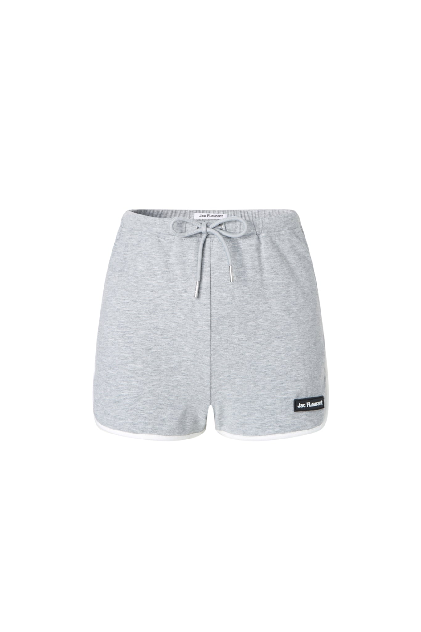 Grey & White Trim Shorts - Set