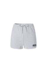 Grey & White Trim Shorts - Set