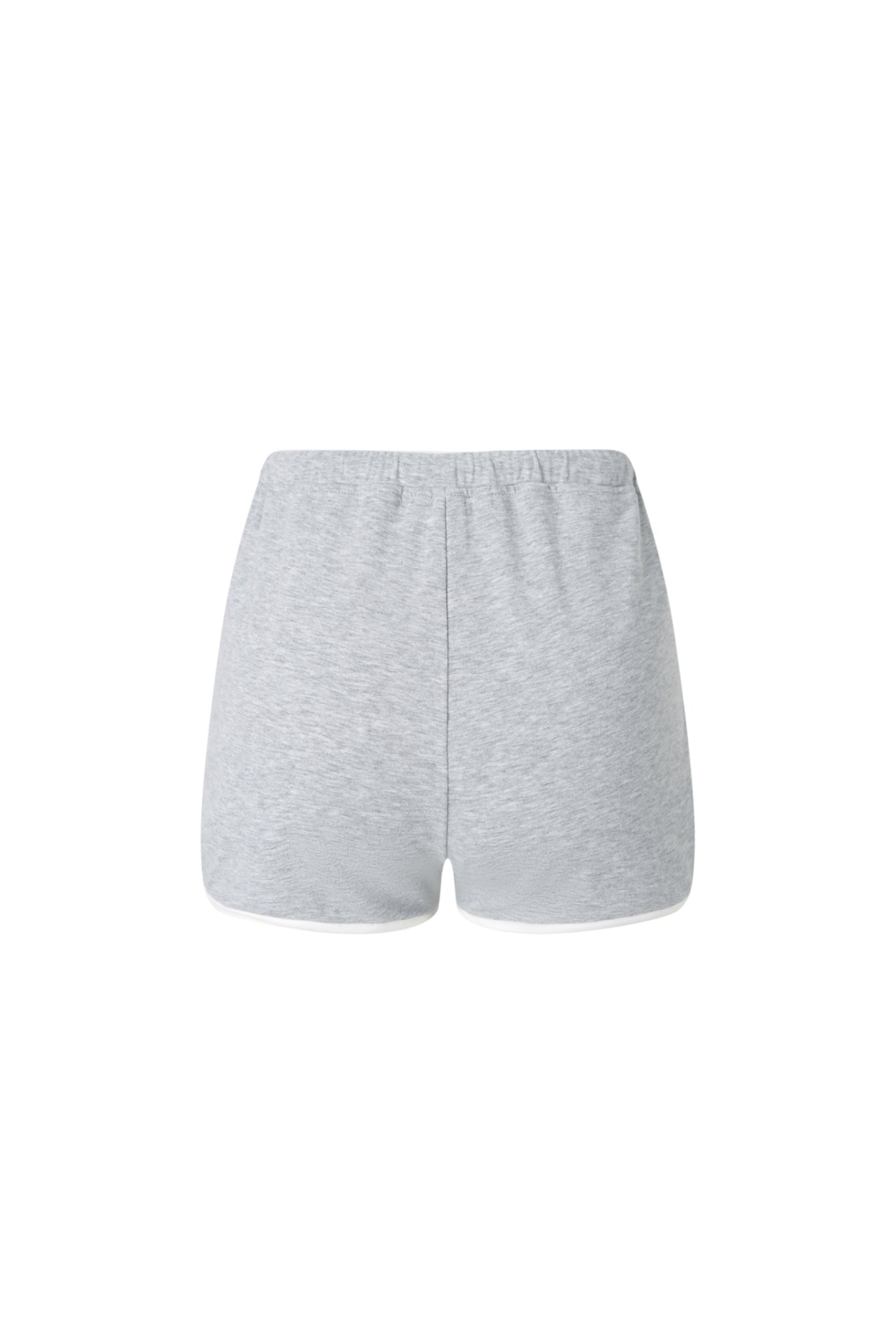 Grey & White Trim Shorts - Set