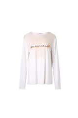 Lightweight Dirty Paint Effect Logo Long Sleeve
