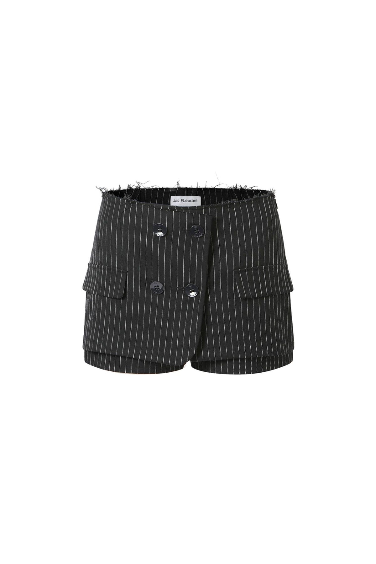 Layered Stripe Miniskirt