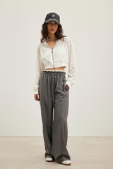 Two-Piece Lace Hooded Jacket