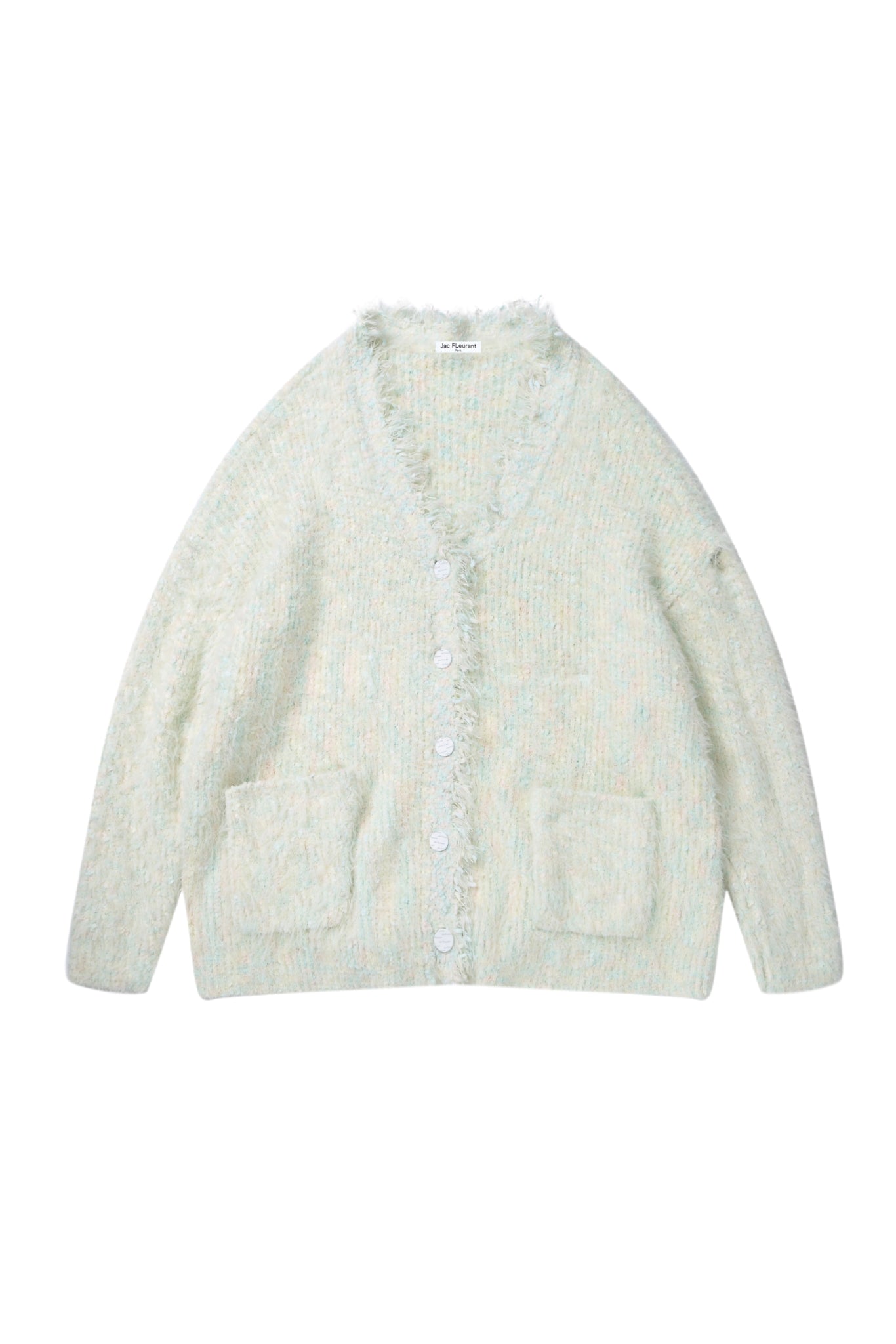 White Tassel Fringe Long Cardigan